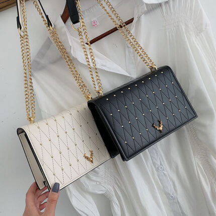 Fashion wild diamond chain bag